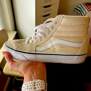 Vans Sk8-Hi Tops - Off-White - Womens/Mens
